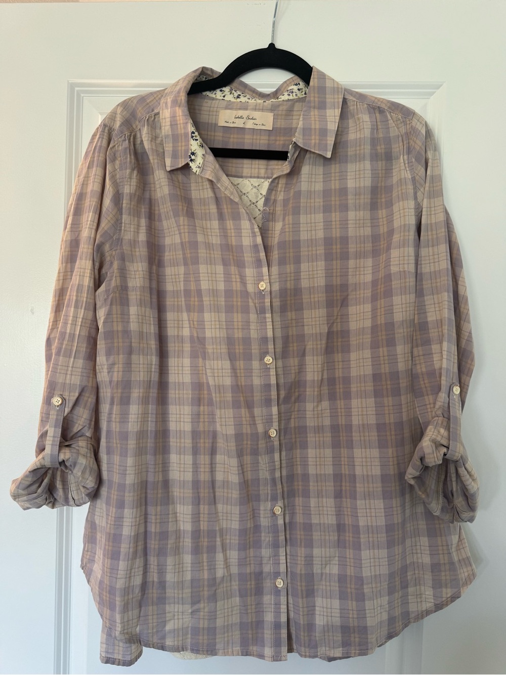 Anthropologie Plaid Button-Up Shirt